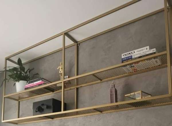 GRID FRAME - Wall shelf in loft style 29