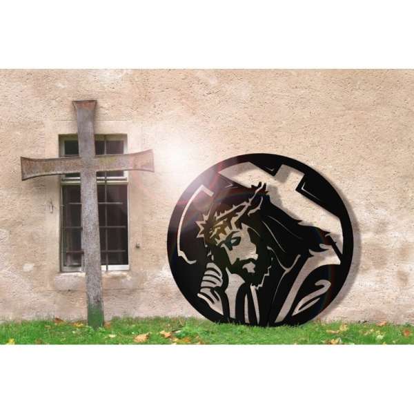 JESUS 2 Wanddekoration aus Metall im skandinavischen Stil