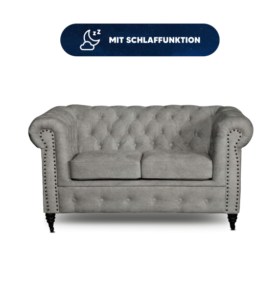 RIFREDI 2-Sitzer-Sofa mit Schlaffunktion im Chesterfield-Stil - Auswahlmöglichkeiten