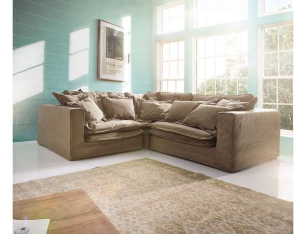 APEV corner sofa with fabric choices