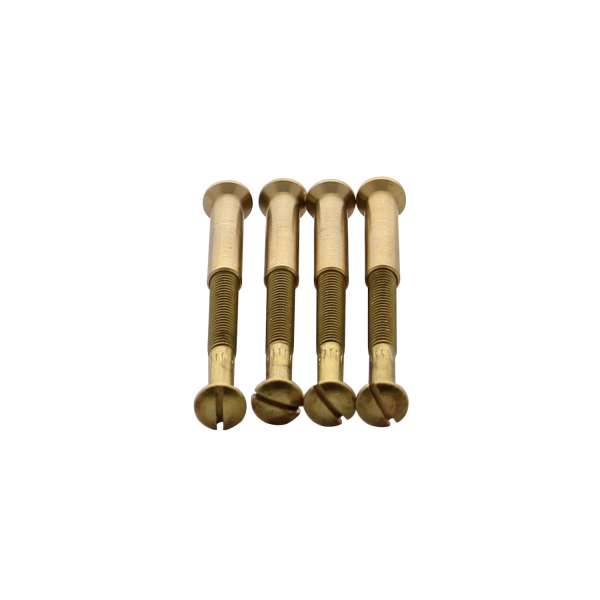 4 SLEEVE SCREWS M4 X 38 MM WITH SLEEVE NUTS M4 BRASS