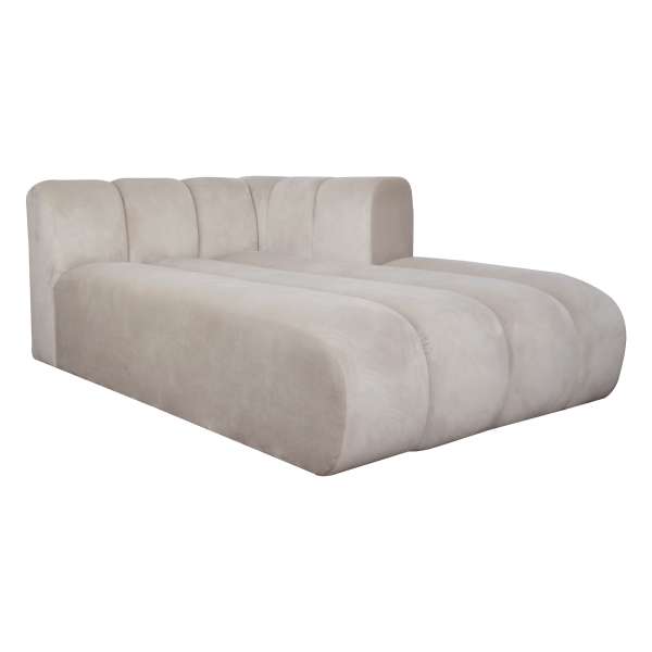 ATEMA - Modular sofa with fabric choices - Chaise longue